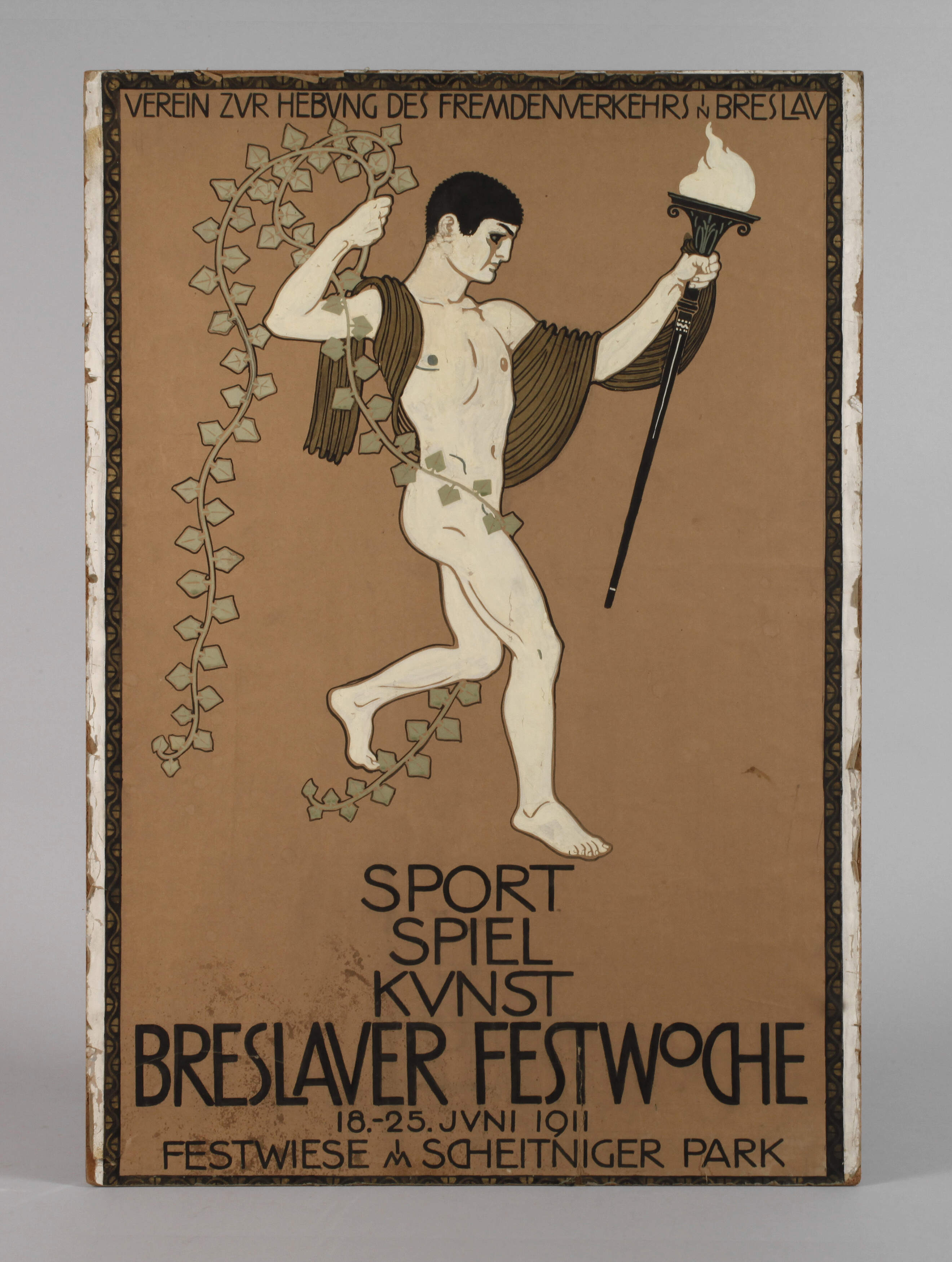 Plakatentwurf für Breslauer Festwoche 1911