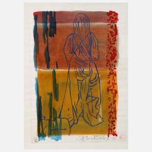 Rolf Maria Krückels, Komposition mit Figur