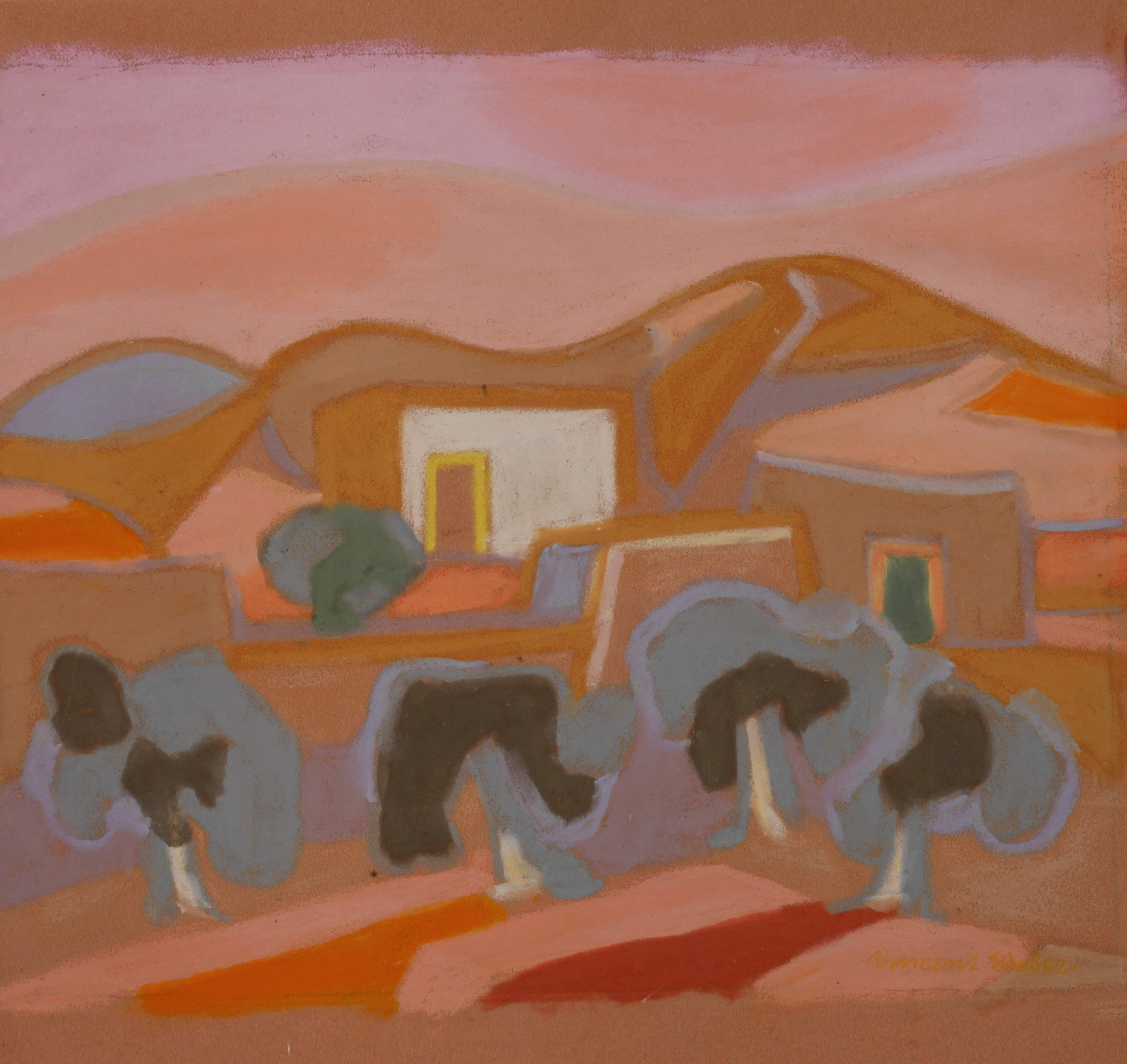 Vincent Weber, "nachleuchtende Sommergluht"