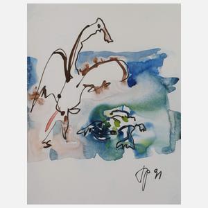 Prof. Hans Peter Zimmer, attr., Tierstudie