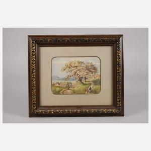 Friedrich A. Schlegel, attr., "Motiv aus Böhmen"