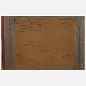 Friedrich A. Schlegel, attr., "Motiv aus Böhmen"