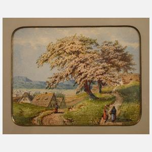 Friedrich A. Schlegel, attr., "Motiv aus Böhmen"