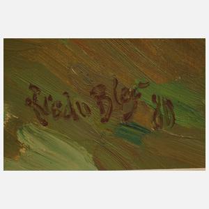 Fredo Bley, "Landschaft im Erzgebirge"