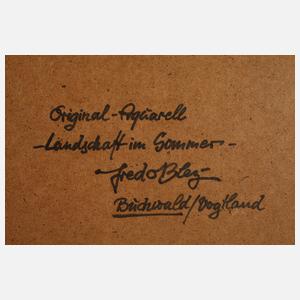 Fredo Bley, "Landschaft im Sommer"