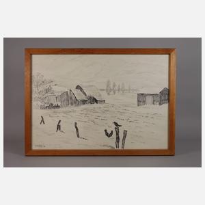 Fredo Bley, "Felder im Winter"