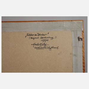 Fredo Bley, "Felder im Winter"