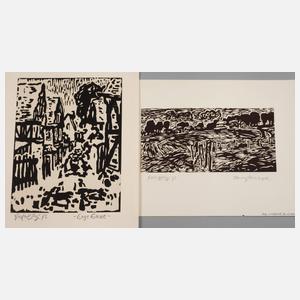 Fredo Bley, Zwei expressive Landschaften