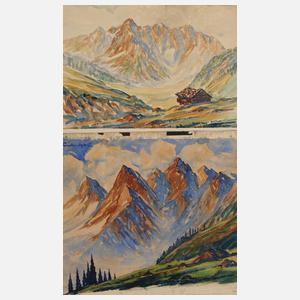 Fredo Bley, Zwei Hochgebirgslandschaften