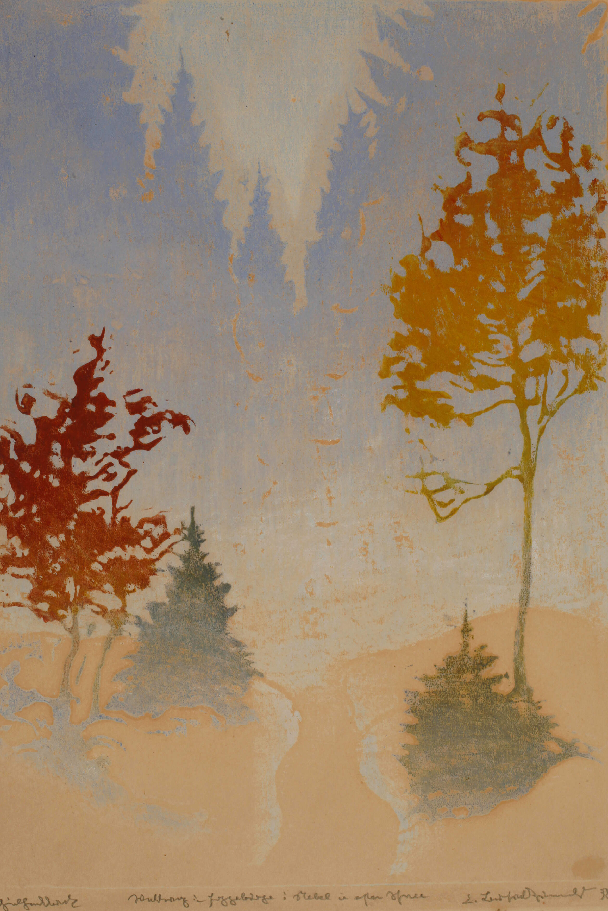 Erich Buchwald-Zinnwald, Winter im Erzgebirge