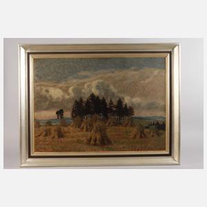 Albin Enders, "Ernte" Hirtenpöhl bei Weischlitz