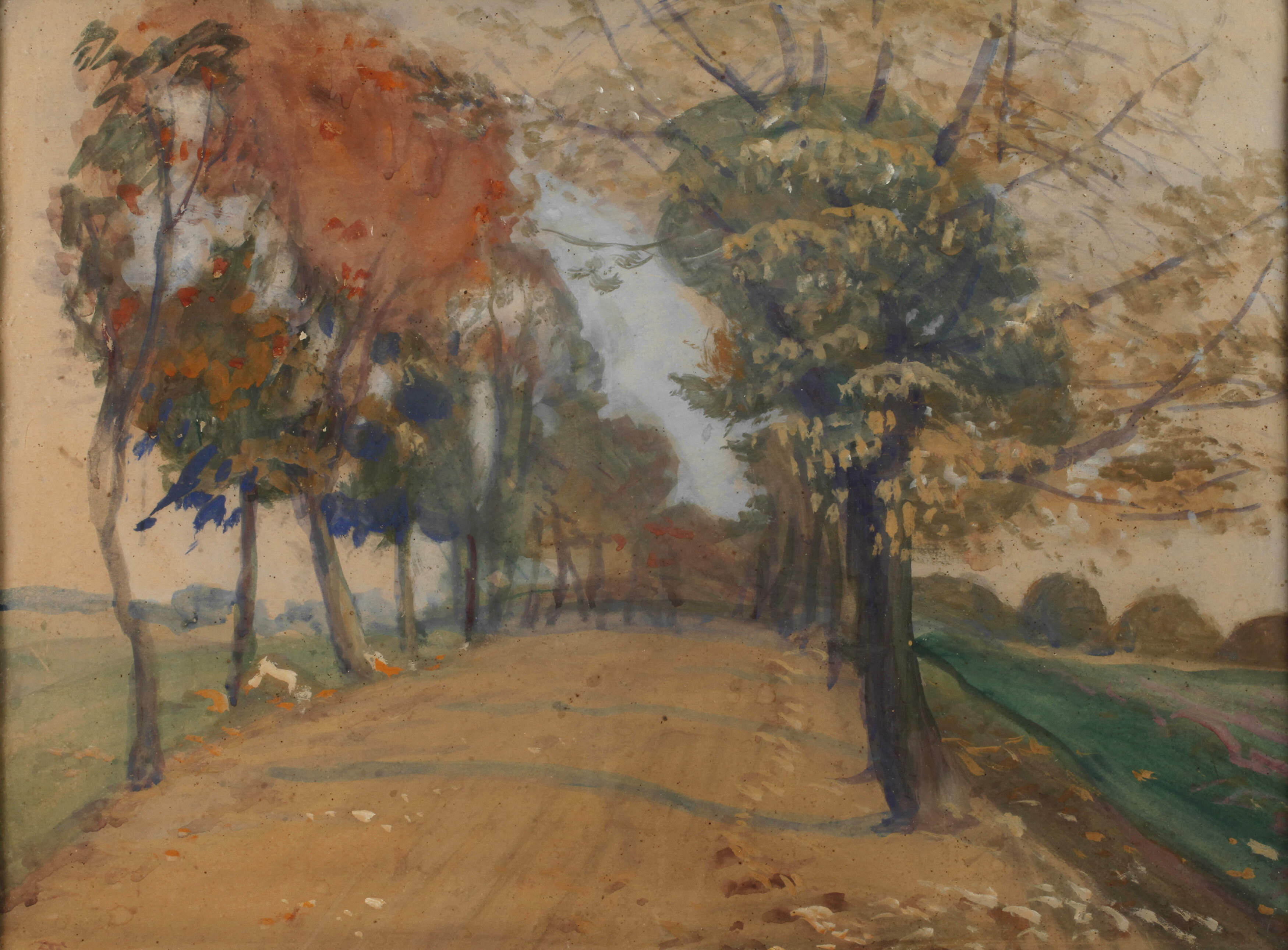 Albin Enders, Landstraße bei Weischlitz