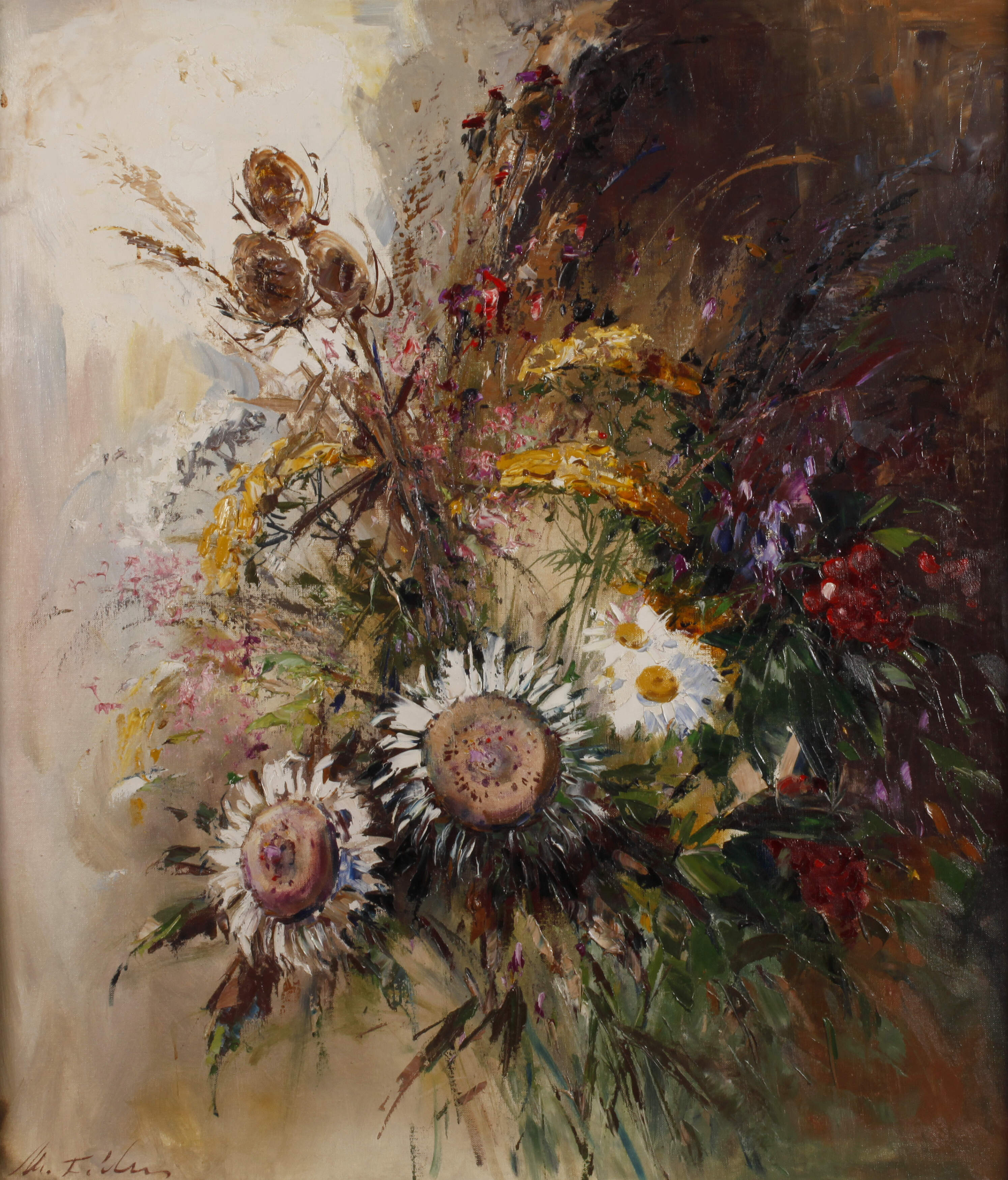 Manfred Feiler, Herbstblumenstrauß