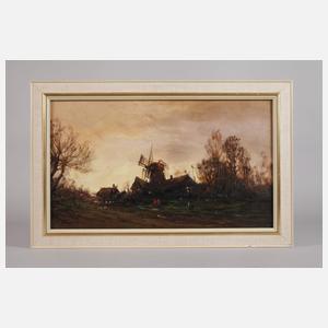 Manfred Feiler, Windmühle im Abendlicht