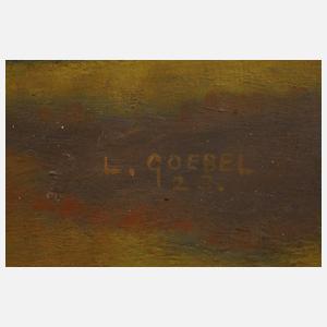 Ludwig Göbel, Blick vom Borsberg bei Pillnitz