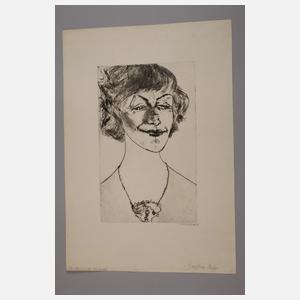 Prof. Ernst Hassebrauk, "Bildnis Jutta"