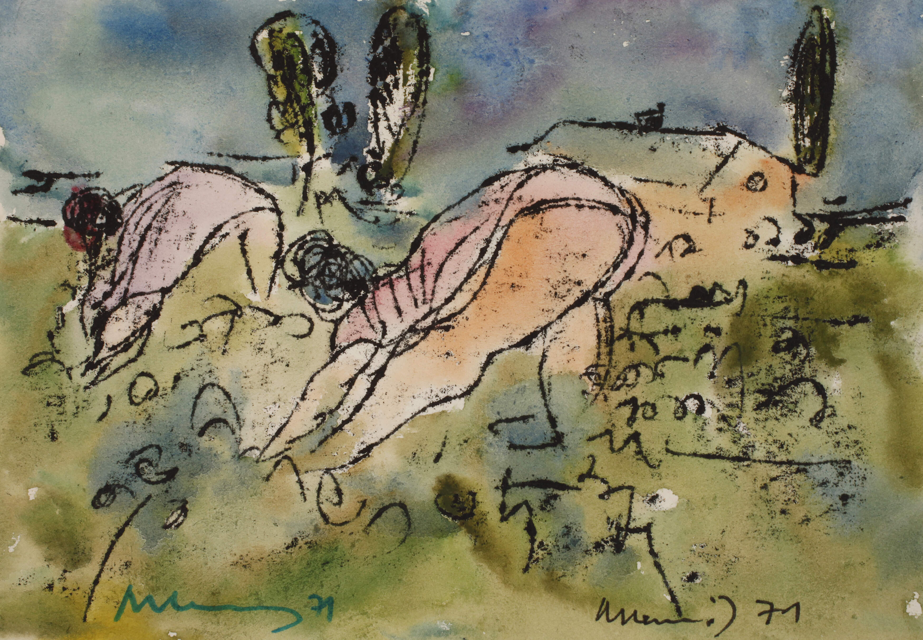 Albert Hennig, Auf dem Feld