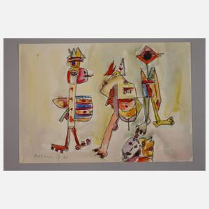 Albert Hennig, Abstrahierte Figuren