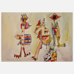 Albert Hennig, Abstrahierte Figuren