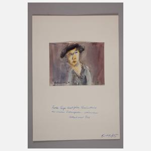 Albert Hennig, Damenportrait