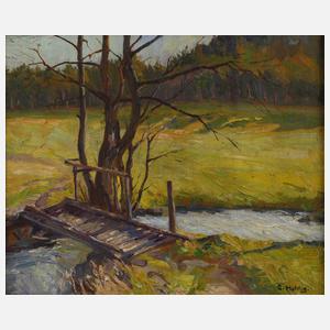 Georg Höhlig, "Mönchsteg vor Raschau"