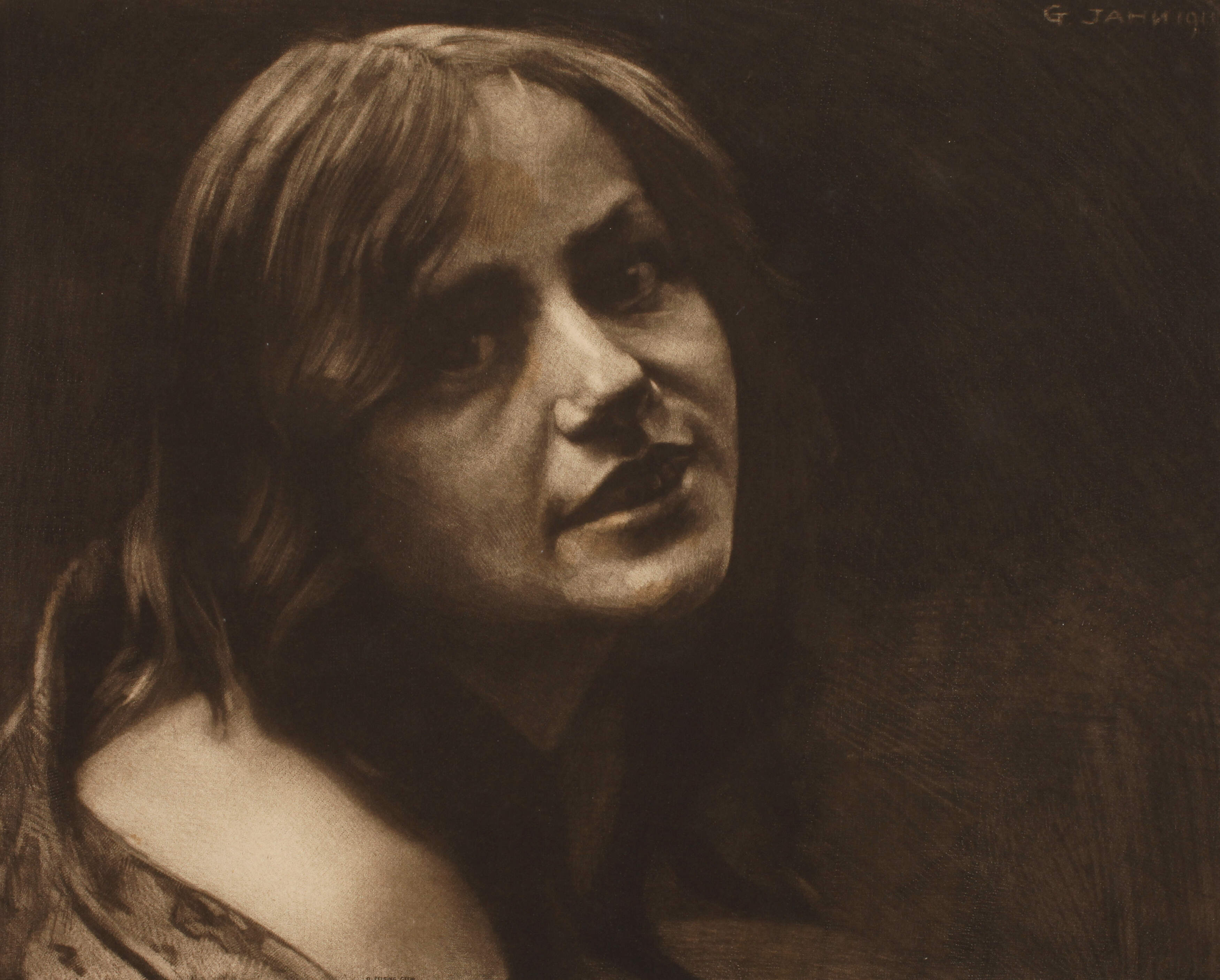 Georg Jahn, Mädchenkopf