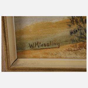 W. Kiessling, Frühlingslandschaft