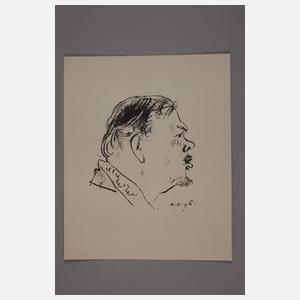 Erich Ohser, Bildnis Albert Schaefer-Ast