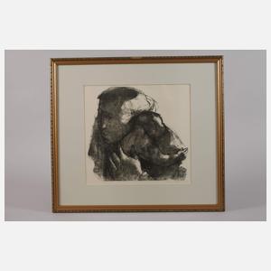 Prof. Hans Theo Richter, Junge Mutter mit Kind