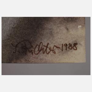 Josef Richter, Zwei Aquarelle