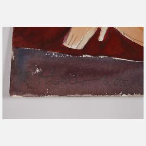 Josef Richter, Zwei Aquarelle