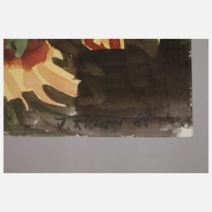 Josef Richter, Zwei Aquarelle