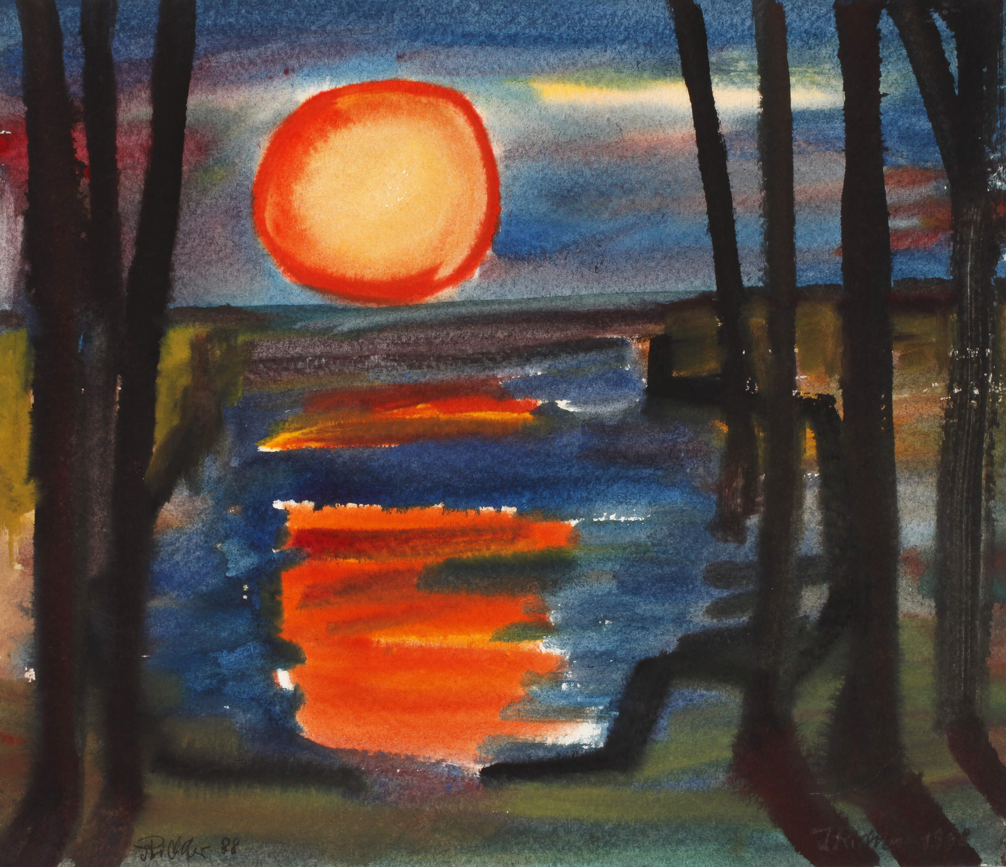 Josef Richter, Abend am See