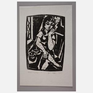 Josef Richter, Mädchen mit Zigarette