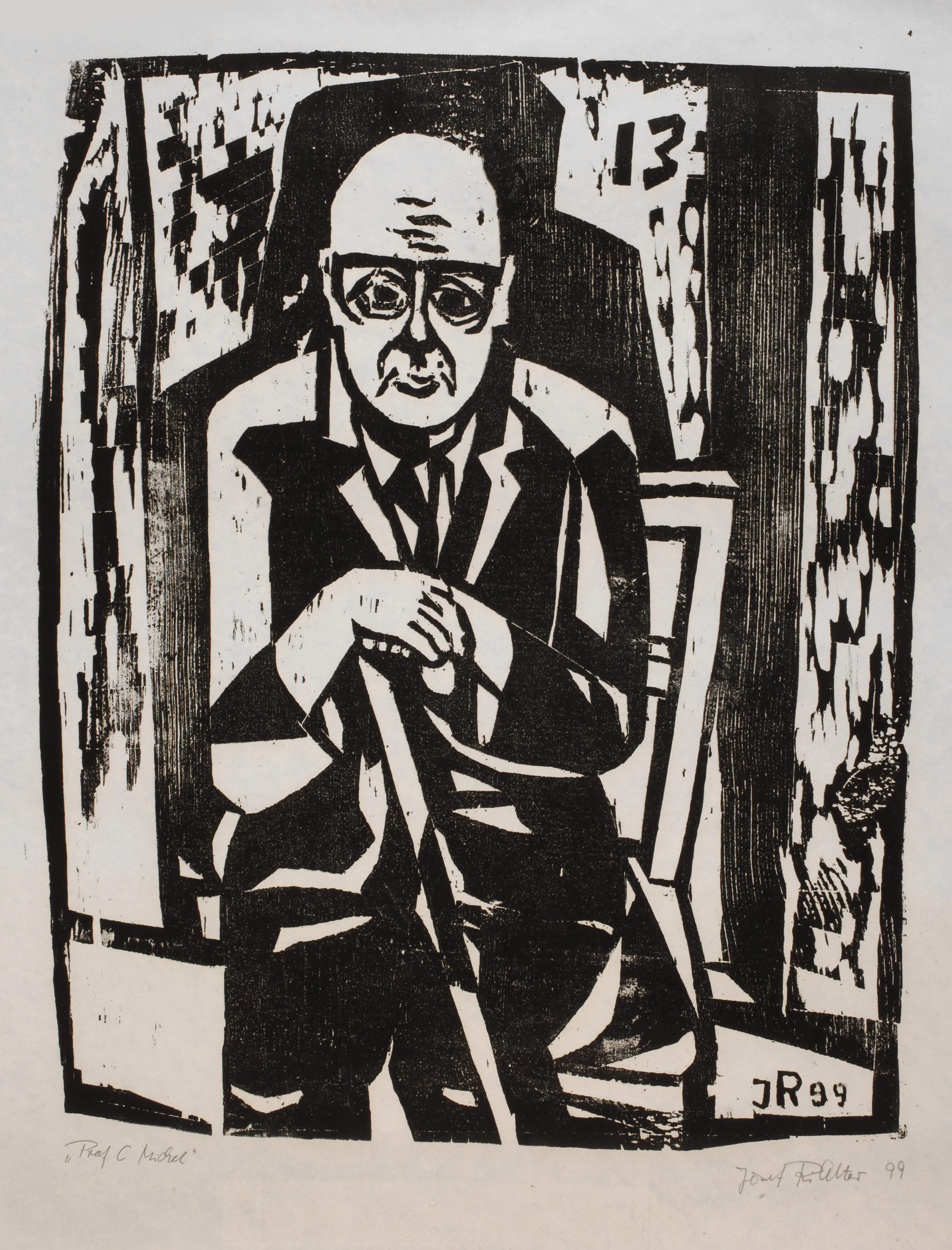 Josef Richter, Portrait "Prof. C. Michel"