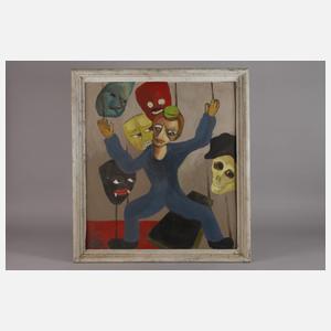 Gerhard Schöpplein, Marionette mit Masken