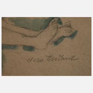 Otto Schubert, Picknick im Elbsandsteingebirge