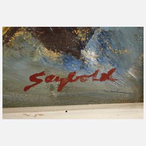 Willy Seybold, Stillleben mit Äpfeln