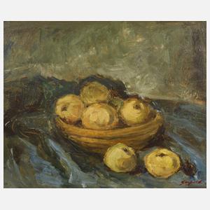 Willy Seybold, Stillleben mit Äpfeln