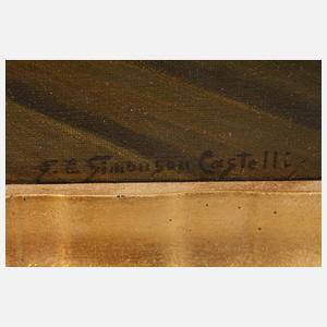 Ernst Oskar Simonson-Castelli, Trauernde Psyche