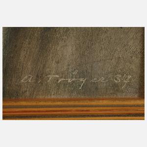 Alfred Tröger, Selbstportrait