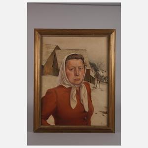 Alfred Tröger, Portrait Liesbeth Tröger