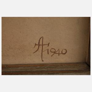 Alfred Tröger, Portrait Liesbeth Tröger