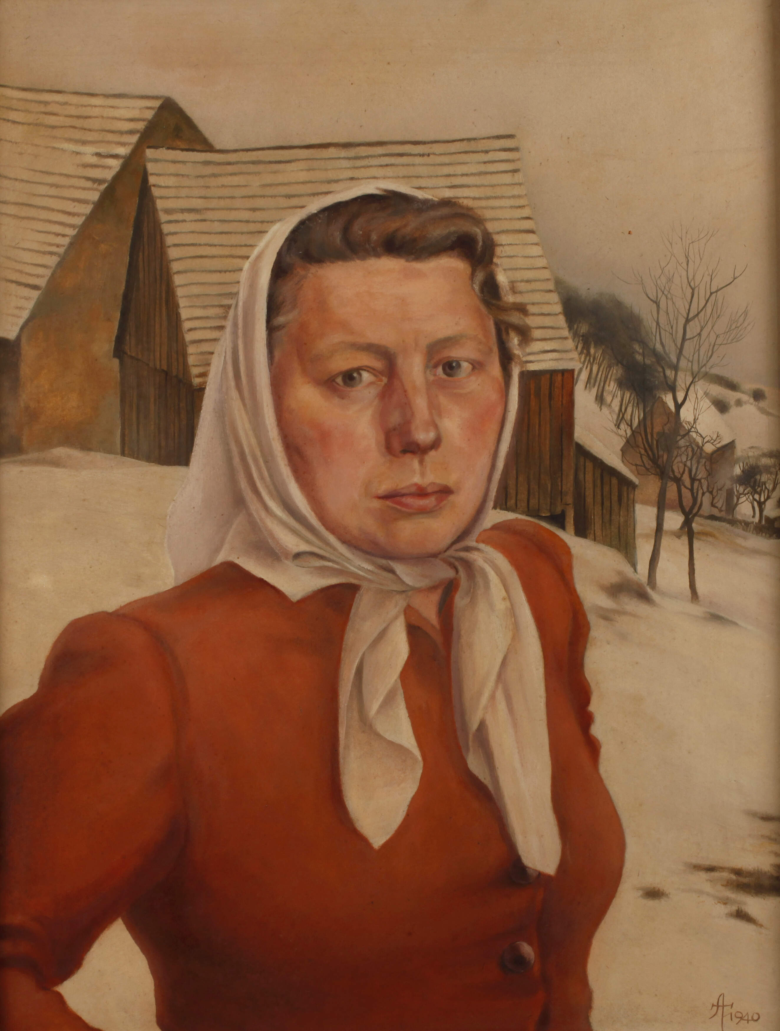Alfred Tröger, Portrait Liesbeth Tröger