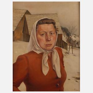 Alfred Tröger, Portrait Liesbeth Tröger