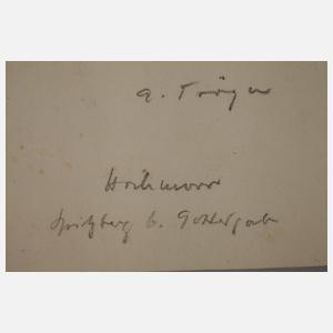 Alfred Tröger, "Hochmoor bei Gottesgab"