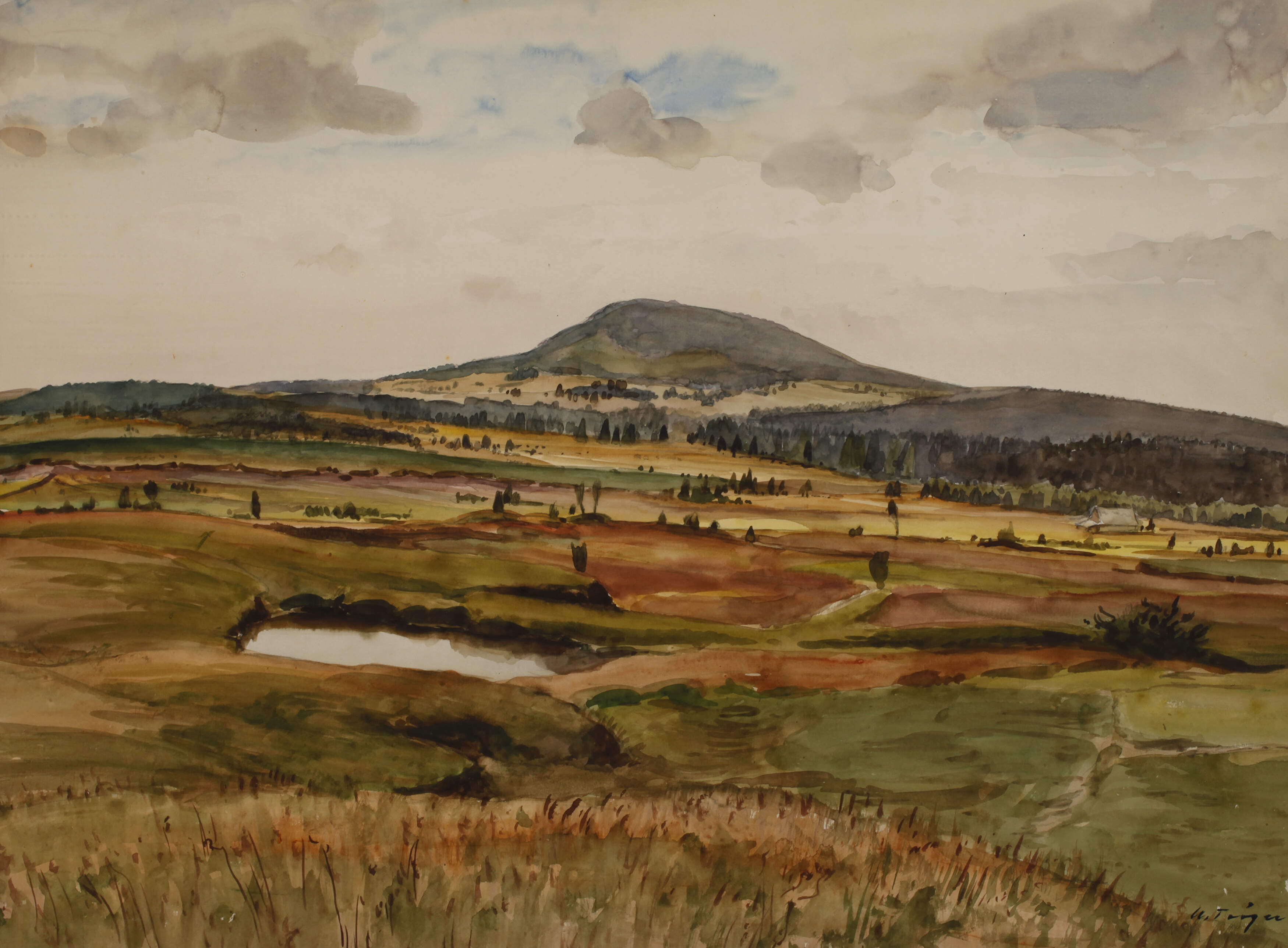 Alfred Tröger, "Hochmoor bei Gottesgab"