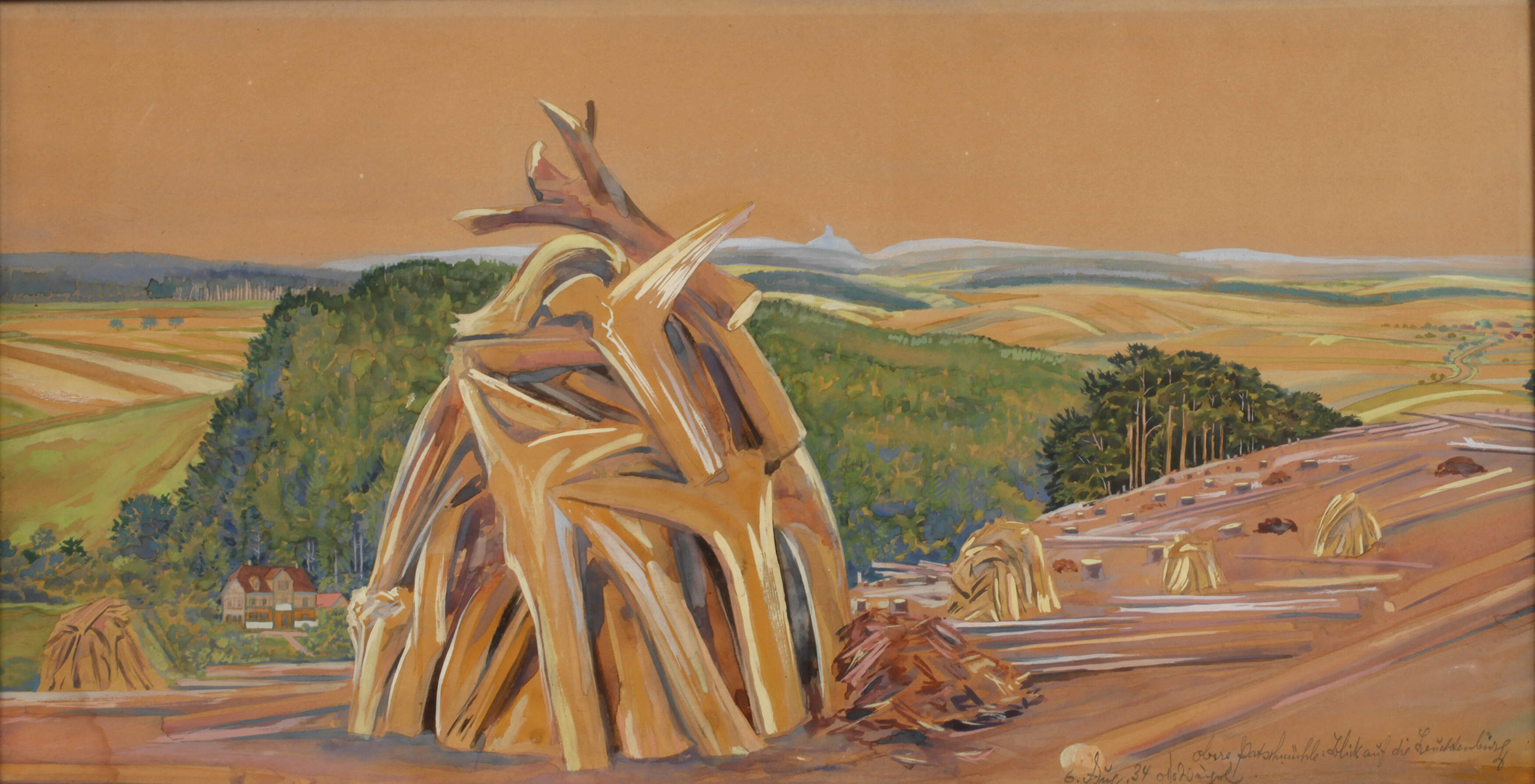 Otto Weigel, Obere Patschmühle mit Leuchtenburg