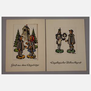 Hans Weiß-Aue, Konvolut Linolschnitte