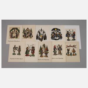 Hans Weiß-Aue, Konvolut Linolschnitte